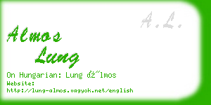 almos lung business card